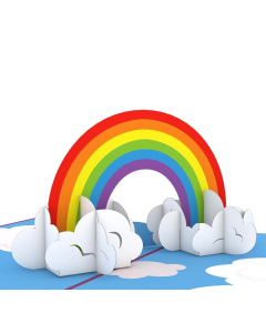 Love-Pop 3D Card - Rainbow